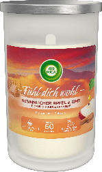AirWick Duftkerze groß mit Deckel Besinnlicher Apfel & Zimt