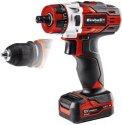 Einhell Akku-Bohrschrauber TE-CD 12/1 X-Li, 2,0 Ah Akku