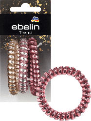ebelin Haargummis Spirale groß Farb-Mix