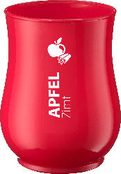 Profissimo Windlichtglas Apfel-Zimt rot