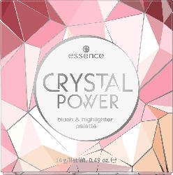 essence cosmetics Rouge- und Highlighterpalette crystal power rouge & highlighter palette