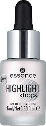 essence cosmetics Highlighter drops liquid illuminator silver lining 10