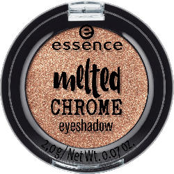 essence cosmetics Lidschatten melted chrome eyeshadow golden crown 08