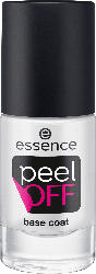 essence cosmetics Unterlack peel off base coat