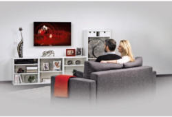 Hama TV Wandhalter, flach, bis 229cm (90 Zoll), 165cm (65 Zoll) »140cm (55 Zoll), FIX Ultraslim«