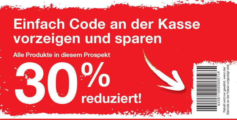 30% Gutschein
