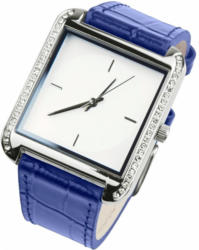 Heine Armbanduhr in Krokoprägung