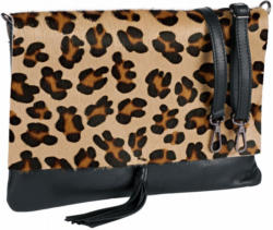 COLLEZIONE ALESSANDRO Clutch mit Leo-Print