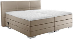 Boxspringbett 'prinz' H2 180/200 Cm In Schlammfarben