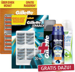 Gillette Mach3 oder Fusion5 Rasierklingen jede 20er/14er-Packung