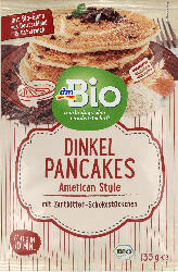 dmBio Dinkel Pancakes mit Schokostückchen