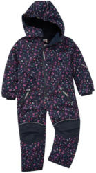 Mädchen Schneeoverall mit Blumen-Print