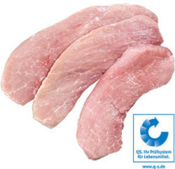 Frische Minutensteaks aus der Schweineoberschale, natur, je 1 kg