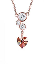 Elli Collierkettchen »Herz Collier Swarovski® Kristalle 925 Silber«