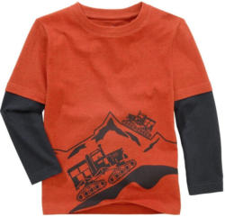 Jungen Langarmshirt mit großem Print