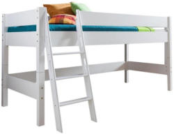 mittelhohes Bett Kim 90x200 cm Buche Massiv