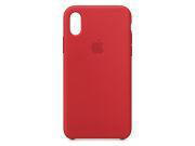 Apple Silikon Case, für iPhone X, rot