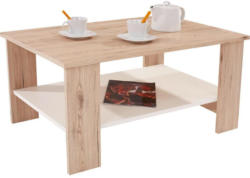 Couchtisch Holz mit Ablagefach Paolo, San Remo Eiche Dekor