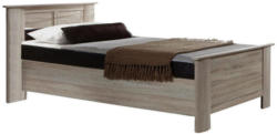 Bett in Eichefarben