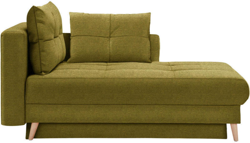 Liege in Textil Gelb, Goldfarben