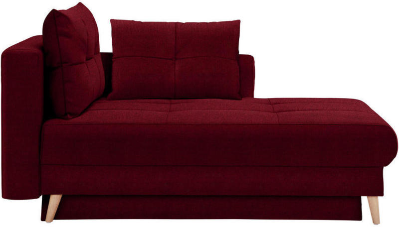Liege in Textil Naturfarben, Dunkelrot