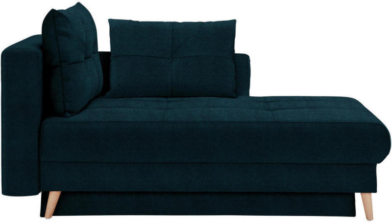 Liege in Textil Petrol