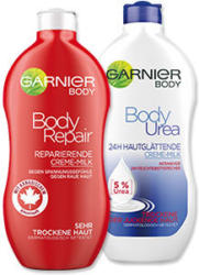 Garnier Bodyrepair oder Bodyurea Creme-Milk versch. Sorten, jede 400-ml-Flasche