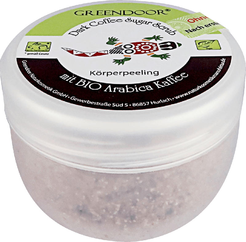 Greendoor Sugar Scrub Dark Coffee
