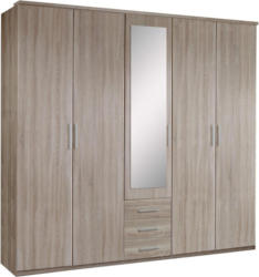Drehtürenschrank mit Spiegel 225cm Ben, Eichendekor