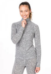 SUPER.NATURAL Langarmshirt »W BASE 1/4 ZIP 175 PRINTED«