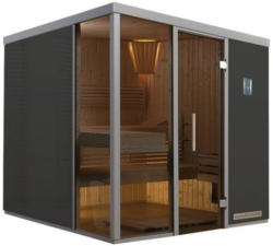 Weka Wellnissage Designsauna II Grigio, links
