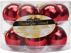 Christbaumkugel-Set 12-teilig Bordeaux