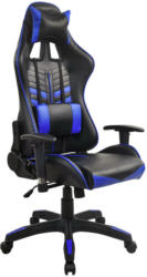 Gamingstuhl In Lederlook Blau, Schwarz