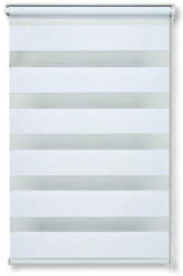 Doppelrollo - weiß - 60x160 cm
