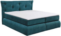 Boxspringbett mit Topper 180x200cm Madison 2, Petrol