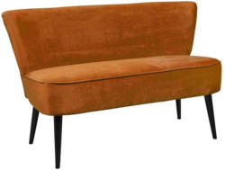 Sitzbank in Goldfarbe 'Lord' 3-Sitzer