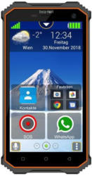 Beafon X5 schwarz-orange Android 7.0 Outdoor-Smartphone 5" - vertragsfrei für alle Netze