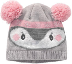 Baby Strickmütze mit zwei Pompons
