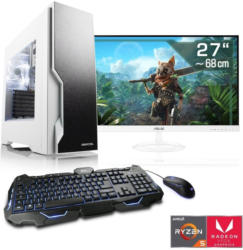 CSL Multimedia PC Set Ryzen 5 3400G Vega 11 16GB DDR4 27"TFT »Sprint T8588 Windows 10 Home«