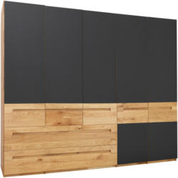 DrehtÃŒrenschrank in Anthrazit, Eichefarben