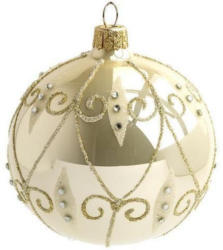 Christbaumkugel Beige