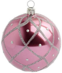 Christbaumkugel Dunkelrosa
