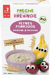 Freche Freunde Bio Feines Porridge Pflaume & Banane