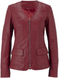 heine TIMELESS Lederjacke mit Zweiwege-Zipper