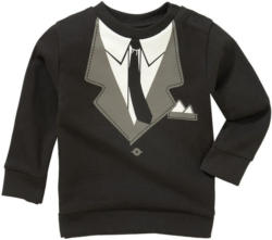 Baby Sweatshirt mit Krawatten-Print