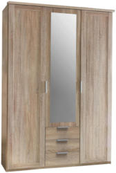 Drehtürenschrank in Eichefarben