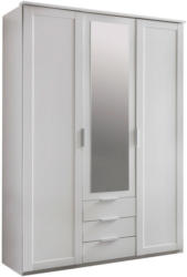 Drehtürenschrank in Weiß
