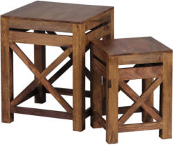 Satztisch in Holz 40/40/50 cm