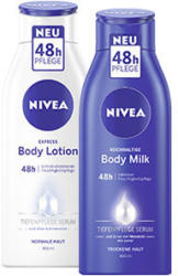 Nivea Express Feuchtigkeits Lotion oder Reichhaltige Body Milk jede 400-ml-Flasche