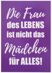 Postkarte Frau des Lebens